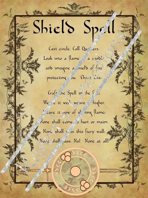 Wiccan spells for shielding